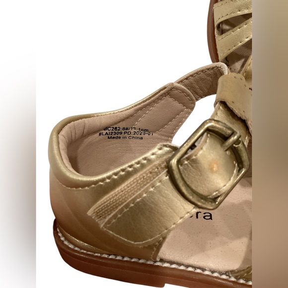 Felix & Flora Girl's Dress Sandals Gold Closed Toe Princess - size 8, NWOT‎ - Picture 7 of 7